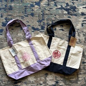 *VIRAL* LARGE Trader Joe totes (set of 2)